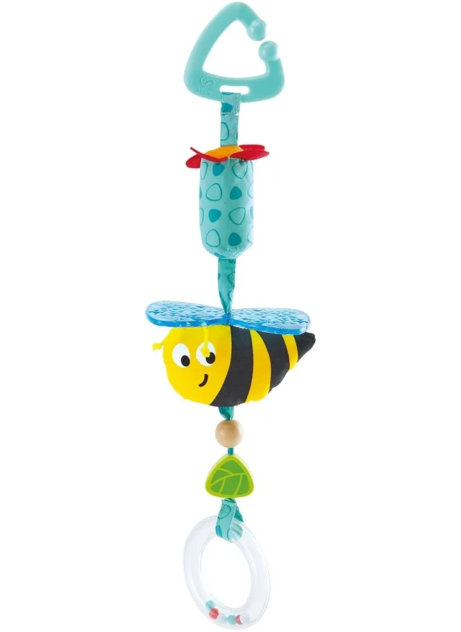 هيب Hape Bumblebee Pram Rattle | Clip-On Rattle Pram Bassinet and Pushchair Baby Toy â€“ Suitable for Newborns