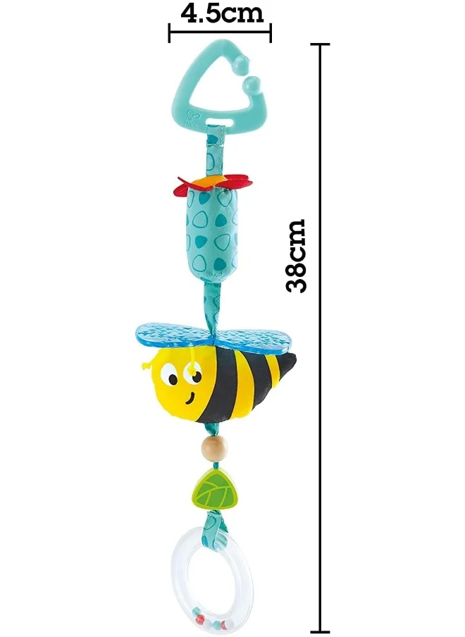 هيب Hape Bumblebee Pram Rattle | Clip-On Rattle Pram Bassinet and Pushchair Baby Toy â€“ Suitable for Newborns