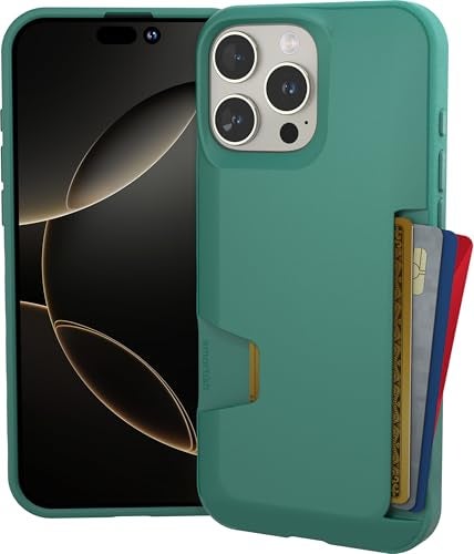 Smartish iPhone 16 Pro Max Wallet Case Wallet Slayer Vol 1 Slim Protective Credit Card Holder Drop Tested Hidden Credit Card Slot Cover for Apple iPhone 16 Pro Max So Jaded - Image 1