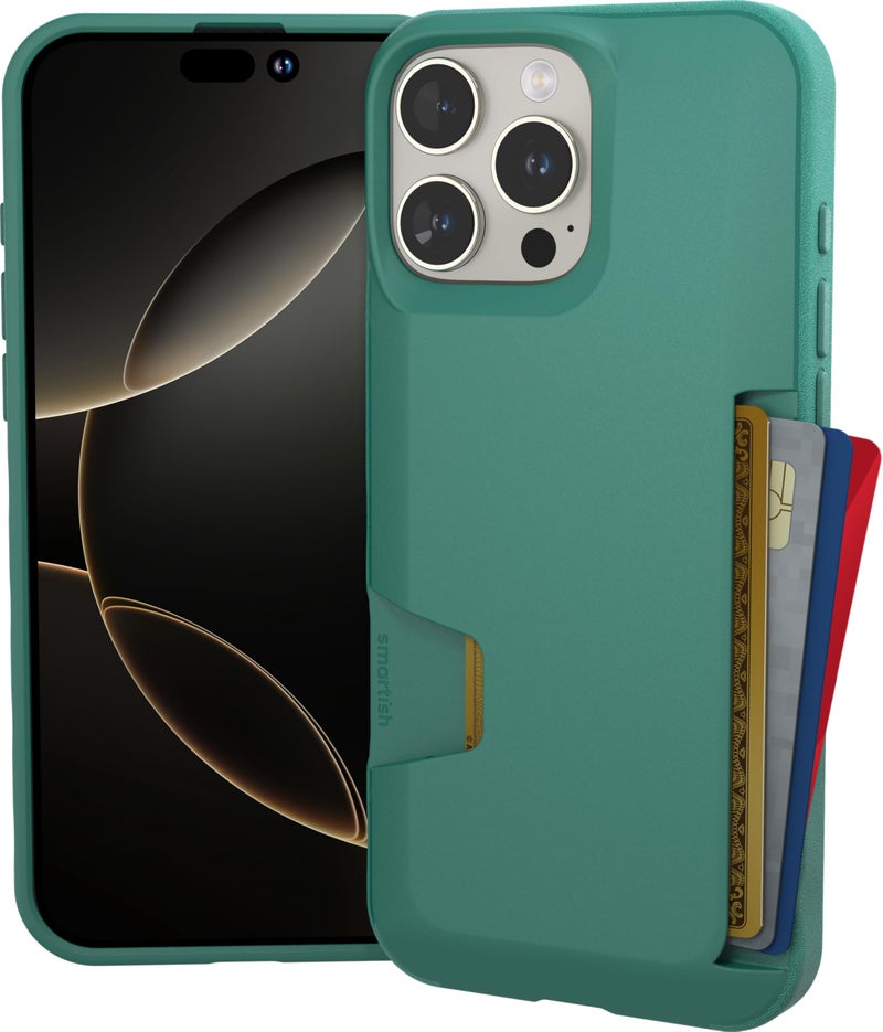 Smartish iPhone 16 Pro Max Wallet Case Wallet Slayer Vol 1 Slim Protective Credit Card Holder Drop Tested Hidden Credit Card Slot Cover for Apple iPhone 16 Pro Max So Jaded - Image 2
