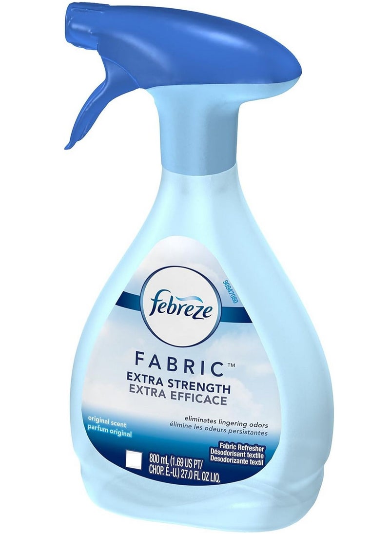 febreze - Fabric Extra Strength Refresher Spray Original Scent 800 ML - Image 1