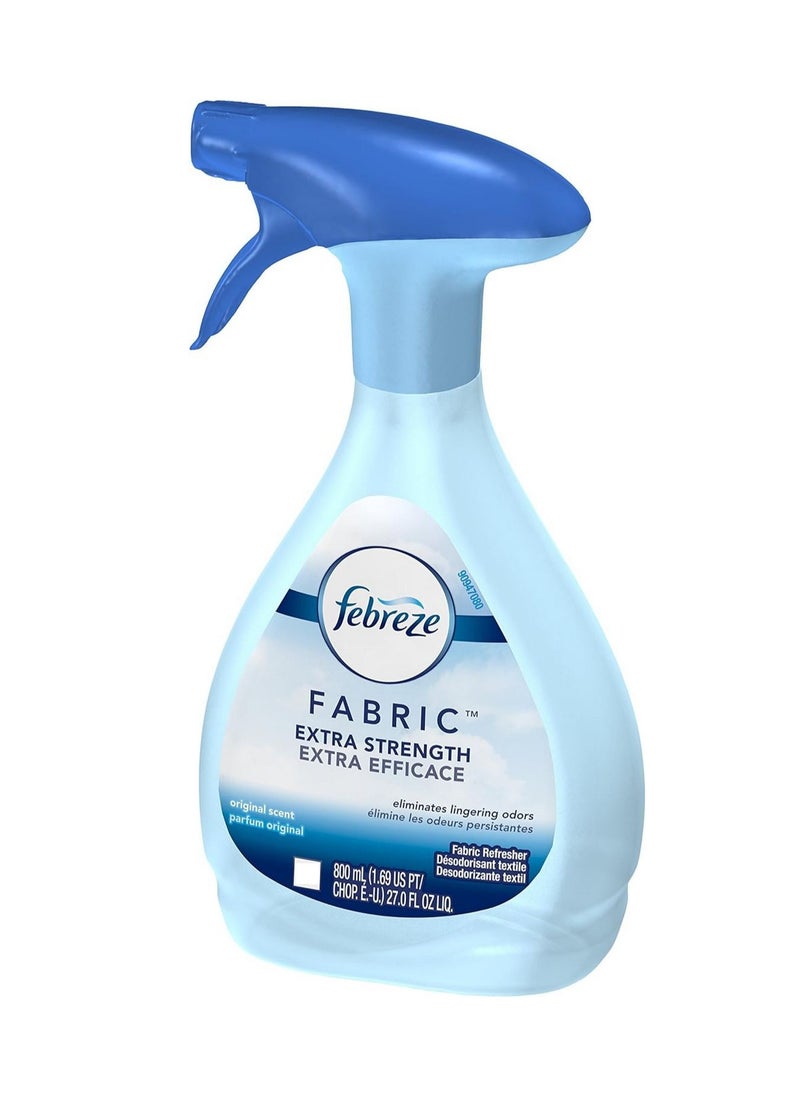 febreze - Fabric Extra Strength Refresher Spray Original Scent 800 ML - Image 1