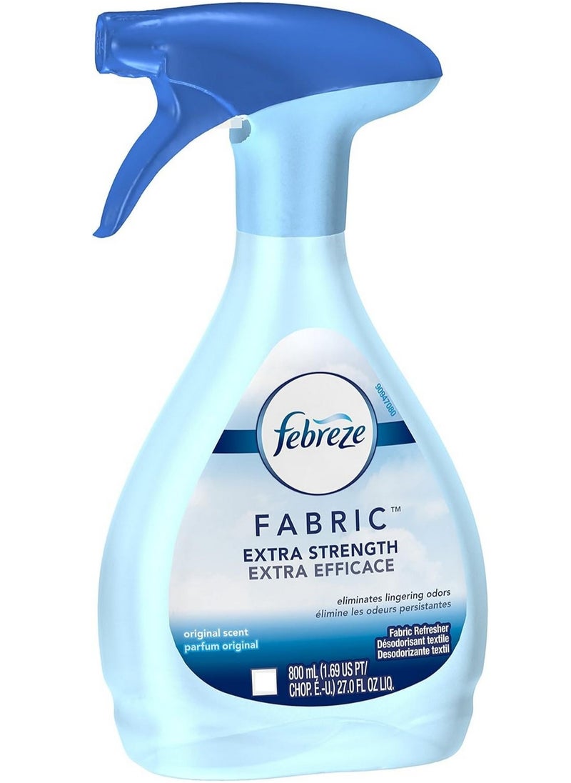 febreze - Fabric Extra Strength Refresher Spray Original Scent 800 ML - Image 1