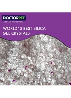 DOCTERPET Doctor Pet Silica Gel Cat Litter 32L - Lavender Scented Crystals, Hygienic, Dust-Free, Zero Tracking, Long-Lasting, Superior Odor Control  - Image 5