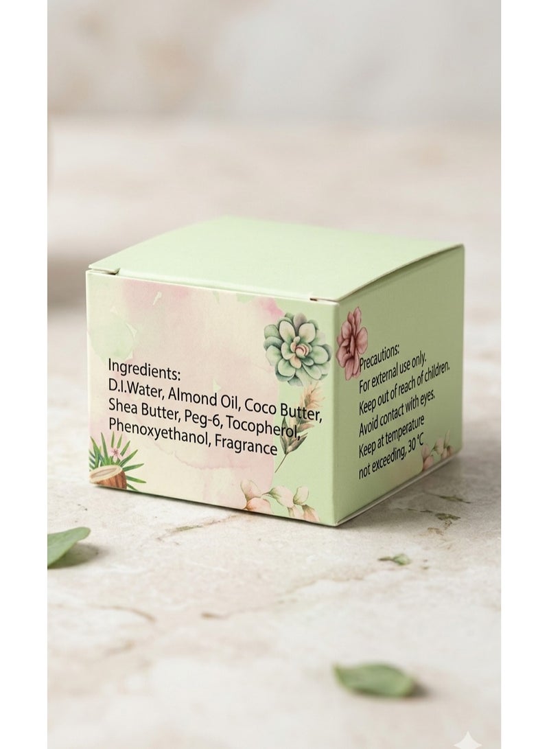 Spring Natural Deodorant Cream 50ml - Enriched with Shea Butter, Cocoa Butter & Almond Oil - Long-lasting Protection & Gentle Skin Care. - Image 2