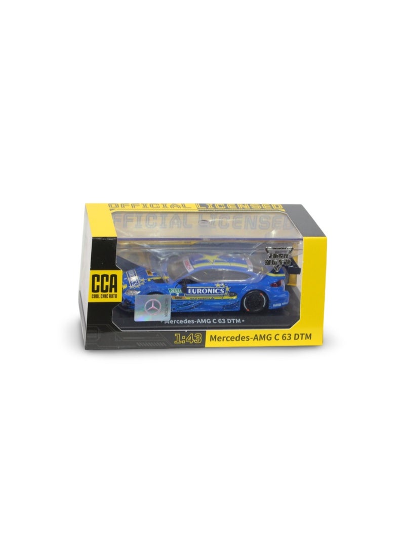 سي سي أيه سيارة سباق مرسيدس-AMG C 63 DTM بمقياس 1:43 من CCA - زرقاء - Image 1
