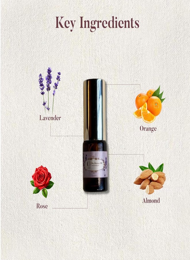 أوهريا مجموعة أوهريا أيورفيدا لتخفيف التوتر وزيت الاسترخاء | أداة تدليك كوارتز + زيوت اللافندر والبرتقال للاسترخاء | هدايا ديوالي - Image 4