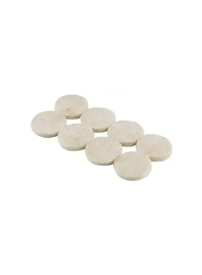ACE 20-Piece Heavy Duty Easy to Use Round Self-Adhesive Felt Pad Set Beige 3/4 Inch 9951 - Image 2