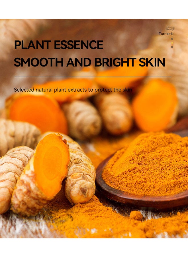 موويام مقشر منطقة البيكيني ، مقشر الجسم بالكركم وكوجيك لتفتيح البشرة لعلاج نمو الشعر تحت الجلد - ممحاة تقشير للفخذين الداخليين وخط البيكيني والإبطين (5.29 أونصة) - Image 4