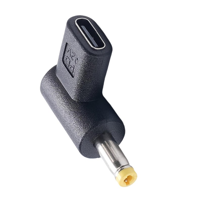 12V USB C To DC 4.0x1.7mm Power Cord 100W Output For LED Radiance Laptops Electronics Charging - Image 1