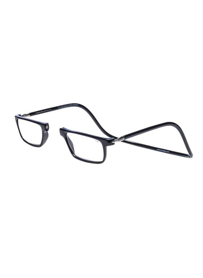 clic - Magnetic Reading Glasses Computer Readers Replaceable Lens Adjustable Temples Executive (Mxl Black 1.50 Magnification) - Image 1
