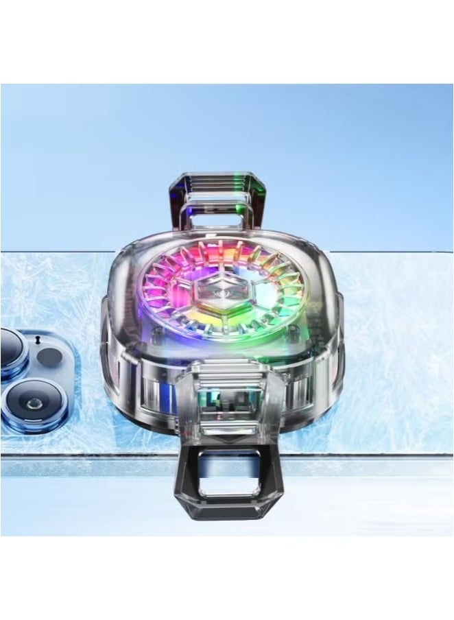 Magnetic mobile phone cooler, iPad mobile phone cooling fan with semiconductor cooling chip, universal mobile phone radiator suitable for Tiktok live broadcast, outdoor Vlog, mobile games  - Image 3