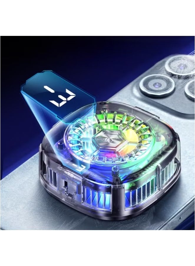 Magnetic mobile phone cooler, iPad mobile phone cooling fan with semiconductor cooling chip, universal mobile phone radiator suitable for Tiktok live broadcast, outdoor Vlog, mobile games  - Image 4