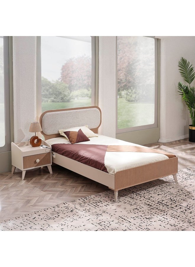 Home Box Kingslay 1-Drawer Nightstand 42 x 55.5 x 53.8 cm  - Image 1