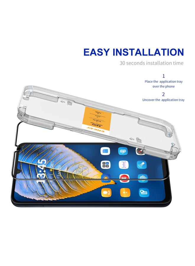 erorex For Xiaomi Redmi 14C Easy Install High Alumina Silicon Full Glass Film - Image 2