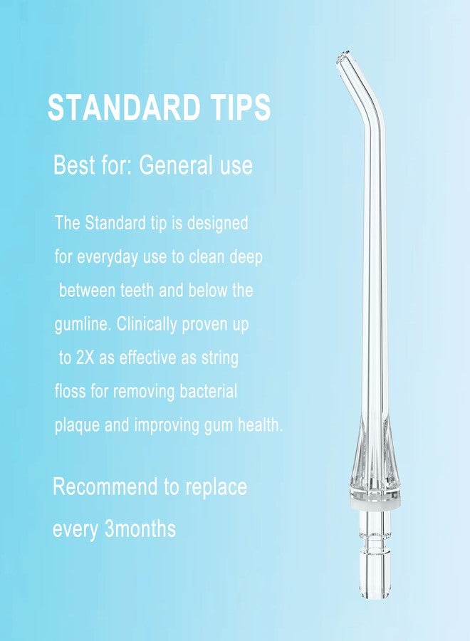 FUNSEE Replacement Heads for Onlyone Water Flosser, Only Compatible Onlyone FC5090 Water Flosser Replacement Tips Oral Irrigator Jet Tip(5 Classic Jet Tips) - Image 3