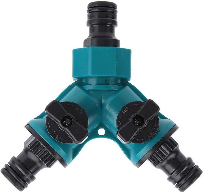 محول أنبوب مياه ثلاثي الاتجاه من النوع Y لتبديل غسيل السيارات والبستنة 2 قطعة - Image 2