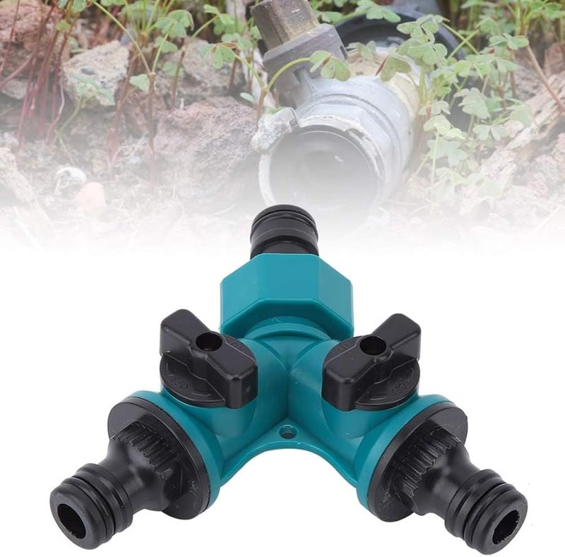 محول أنبوب مياه ثلاثي الاتجاه من النوع Y لتبديل غسيل السيارات والبستنة 2 قطعة - Image 5