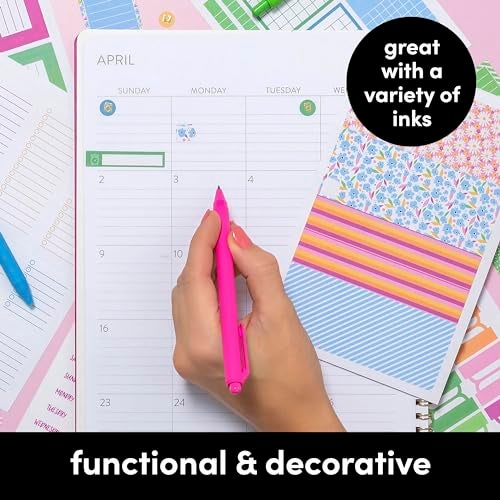 PAPERAGE Planner Stickers, Multicolored & Gold Foil for Planners, Calendars, Journals & Notebooks, Rainbow Theme, 25 Sheets, Over 1,680 Per Pack - Image 5