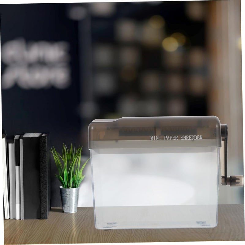 Mini A6 Office Manual Paper Shredder Hand-Operated Desktop Document Cutter Compact Paper Cutting Machine for Home and Office Use - Image 4