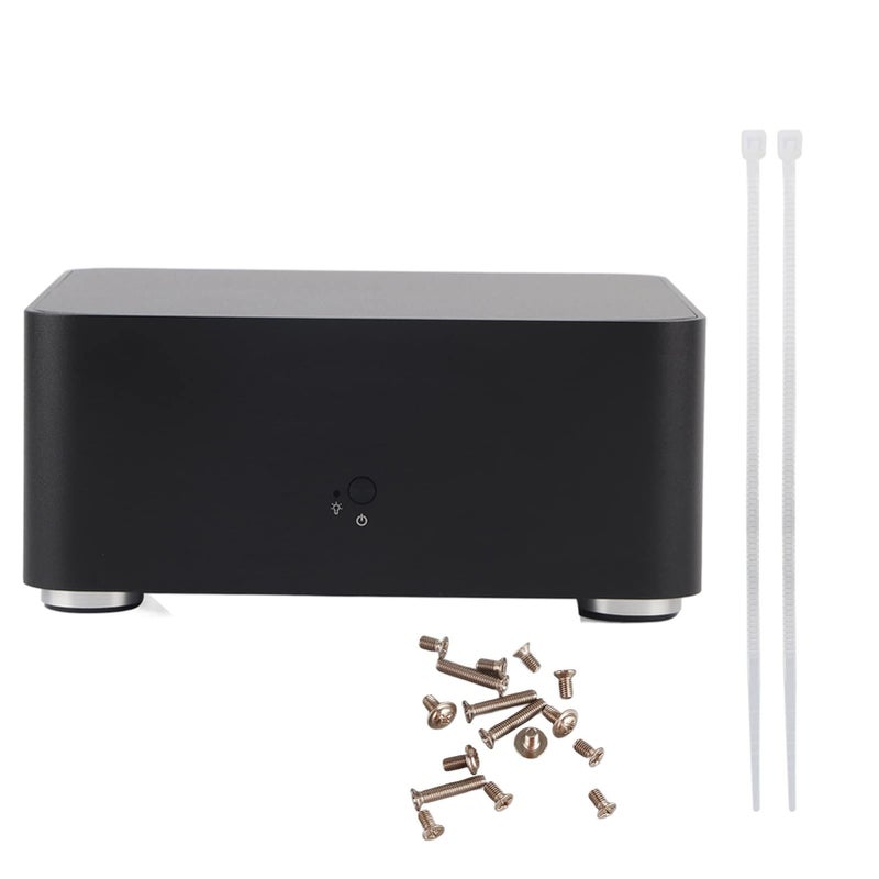 حالة كمبيوتر Mini ITX من سبائك الألومنيوم HTPC Case L80 USB 2.0 - Image 3