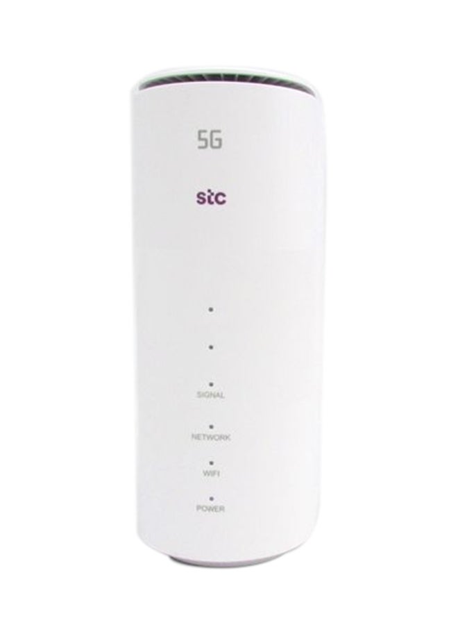 اس تي سي راوتر 5G زد تي اي MC801A1 واي فاي 6، سرعة تصل الى 3600 ميغا بت بالثانية، نانو سيم، يعمل علي جميع الشبكات أبيض أبيض - Image 1