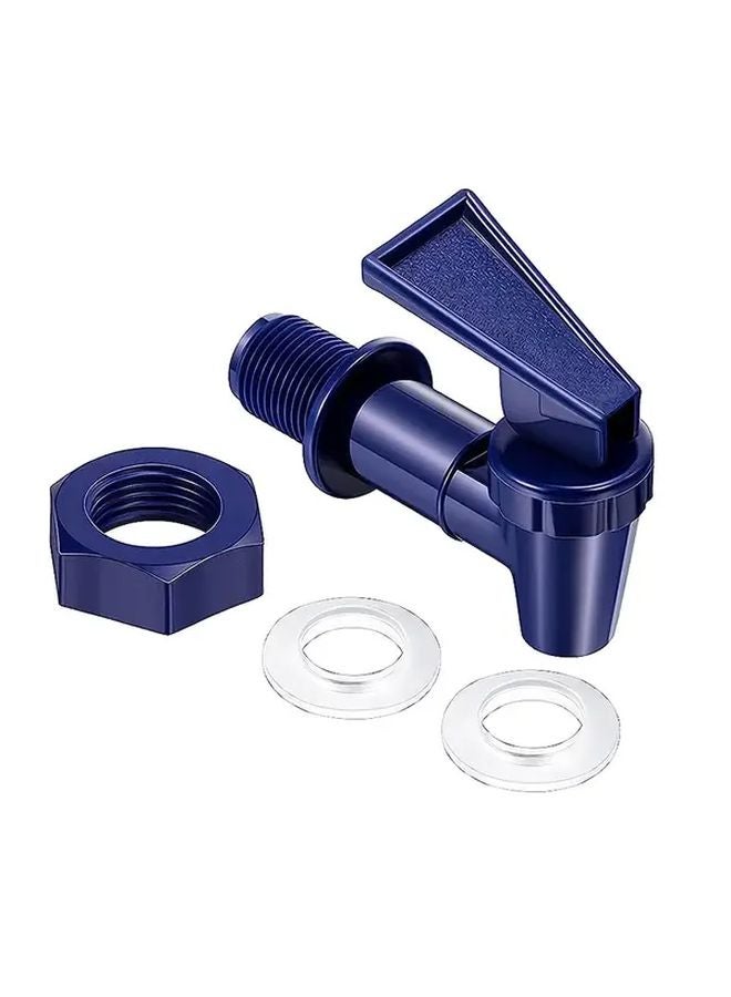 White Replacement Faucet For Water Dispenser With Two Washers And Nut - Image 5