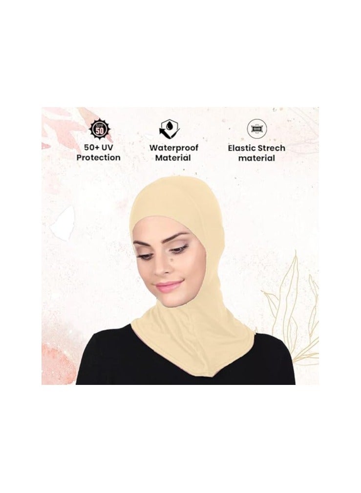 NENOUSH Instant Sports Hijab for Women, Elegant Stretchable Hijab for Women, Ready To Wear Hijab Muslim Instant Turbans, Soft Jersey Scarf, Islamic Clothes, Long Hijabs - Image 2