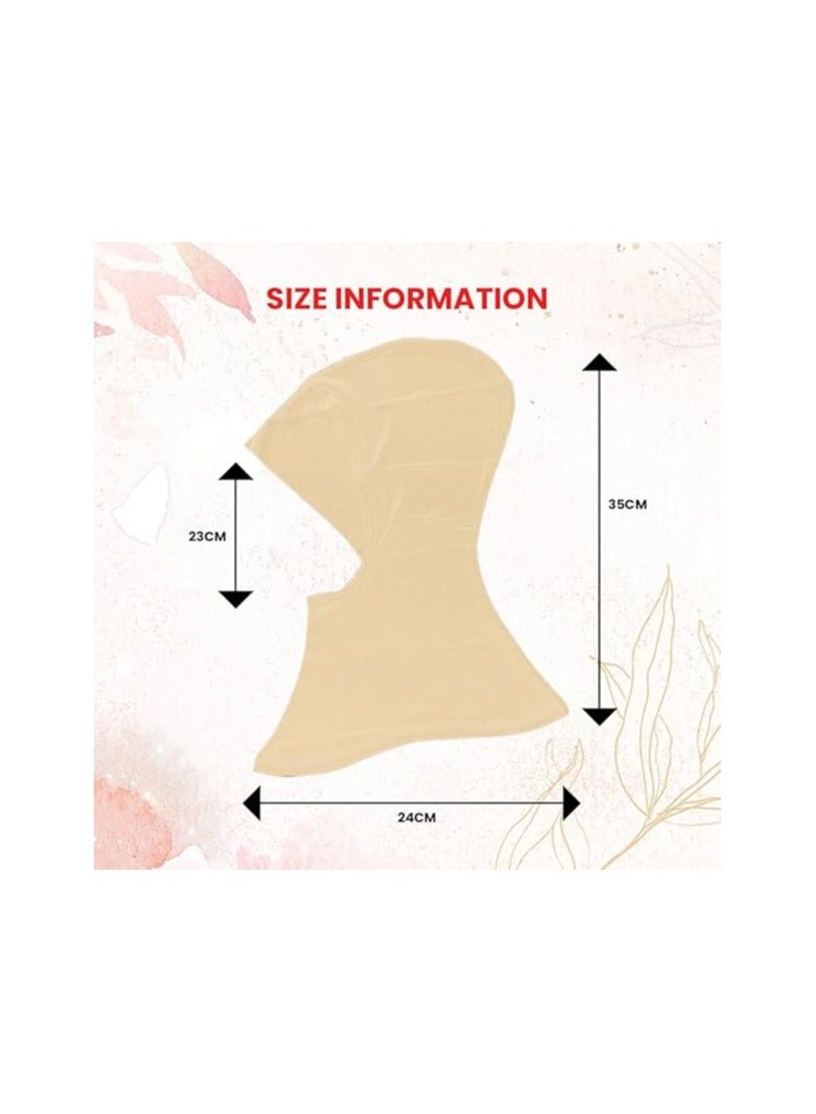 NENOUSH Instant Sports Hijab for Women, Elegant Stretchable Hijab for Women, Ready To Wear Hijab Muslim Instant Turbans, Soft Jersey Scarf, Islamic Clothes, Long Hijabs - Image 5