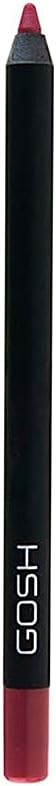 gosh قلم تحديد الشفاه المخملي المقاوم للماء 009 روز 12 غرام