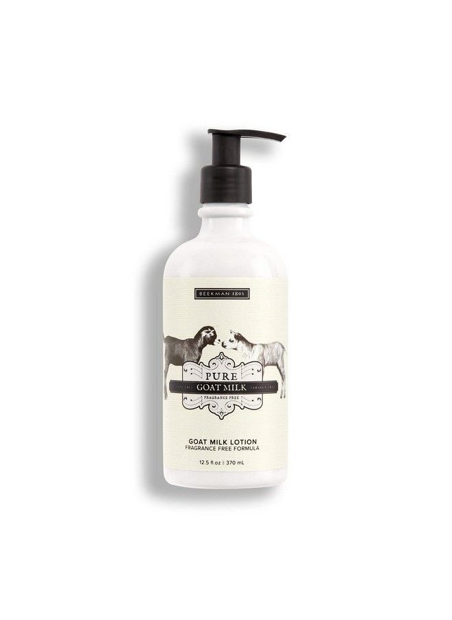 Beekman 1802 Goat Milk Lotion Pure (Fragrance Free) 12.5 Oz Hydrating & Naturally Exfoliating Body Lotion Good For Sensitive Skin Cruelty Free  - Image 2