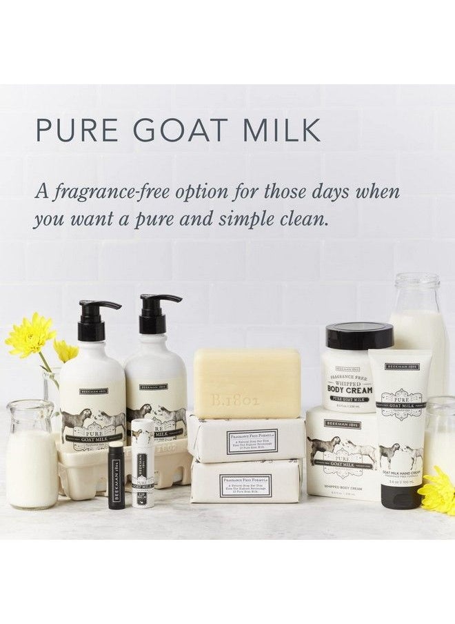 Beekman 1802 Goat Milk Lotion Pure (Fragrance Free) 12.5 Oz Hydrating & Naturally Exfoliating Body Lotion Good For Sensitive Skin Cruelty Free  - Image 5