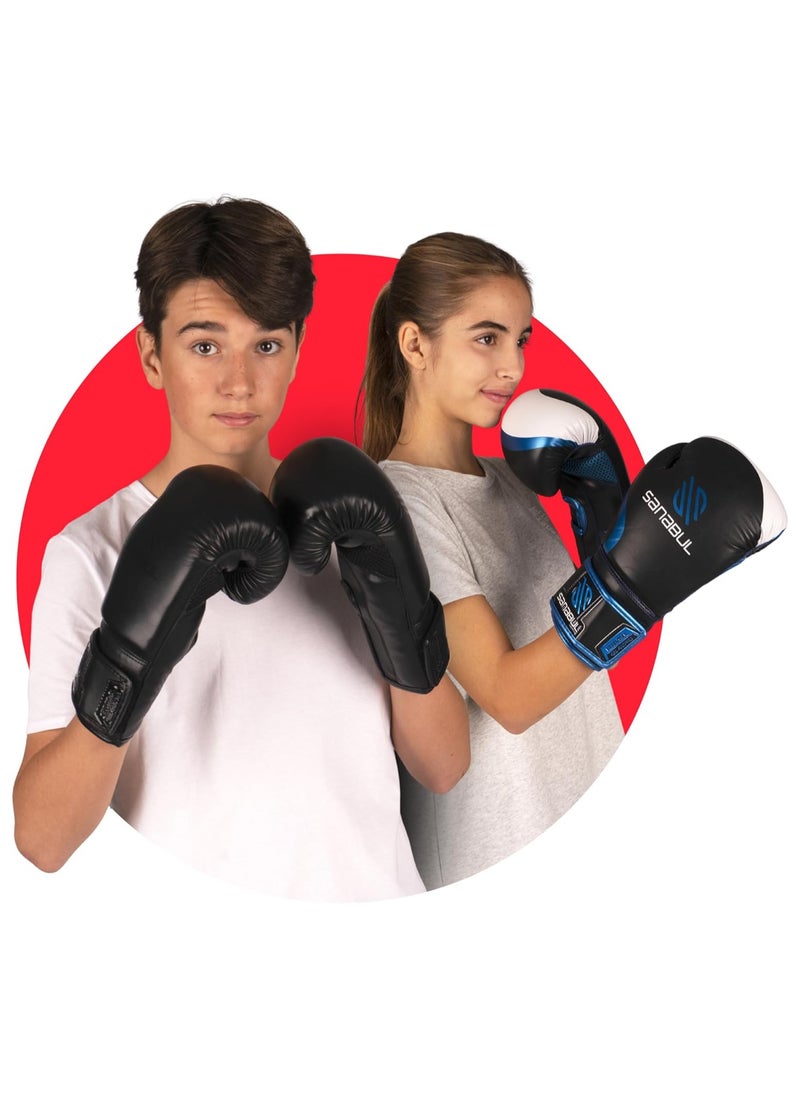 Sanabul  - Essential Gel Boxing Gloves for Men & Women – Pro-Tested Kickboxing, MMA, Muay Thai & Heavy Bag Training Gloves – Shock-Absorbing Gel Padding – Black/Red - Image 1