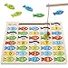 Slotic Magnetic Wooden Fishing Game Toy for Toddlers Alphabet ABC Fish Catching Counting Learning Education Math Preschool Board Games Toys Gifts for 3 4 5 Years Old Girl Boy Kids - Image 4