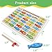 Slotic Magnetic Wooden Fishing Game Toy for Toddlers Alphabet ABC Fish Catching Counting Learning Education Math Preschool Board Games Toys Gifts for 3 4 5 Years Old Girl Boy Kids - Image 2