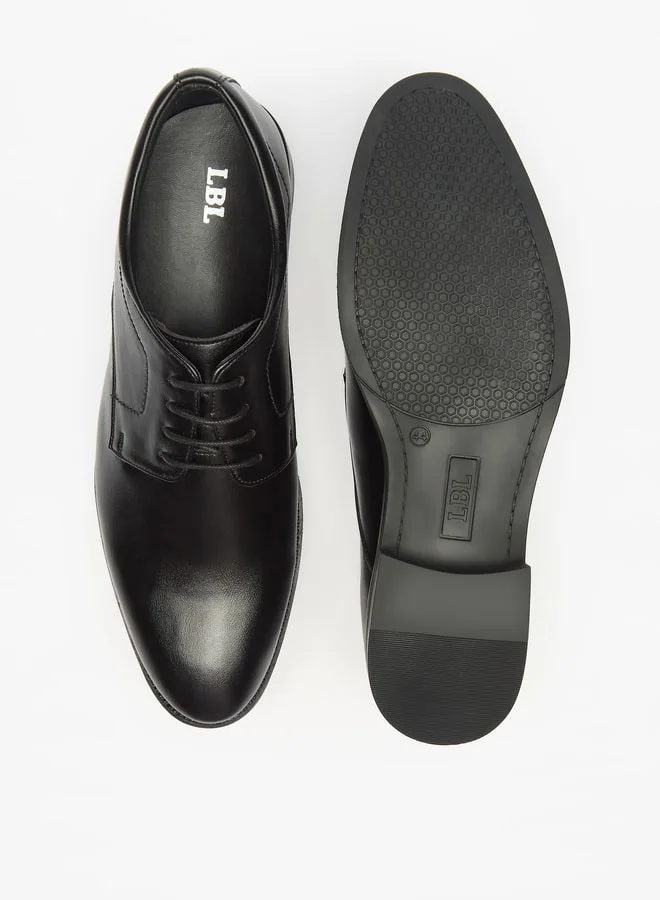 LBL by Shoexpress Men's Solid Lace-Up Derby Shoes