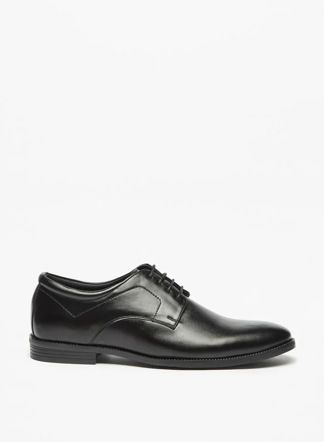 LBL by Shoexpress Men's Solid Lace-Up Derby Shoes
