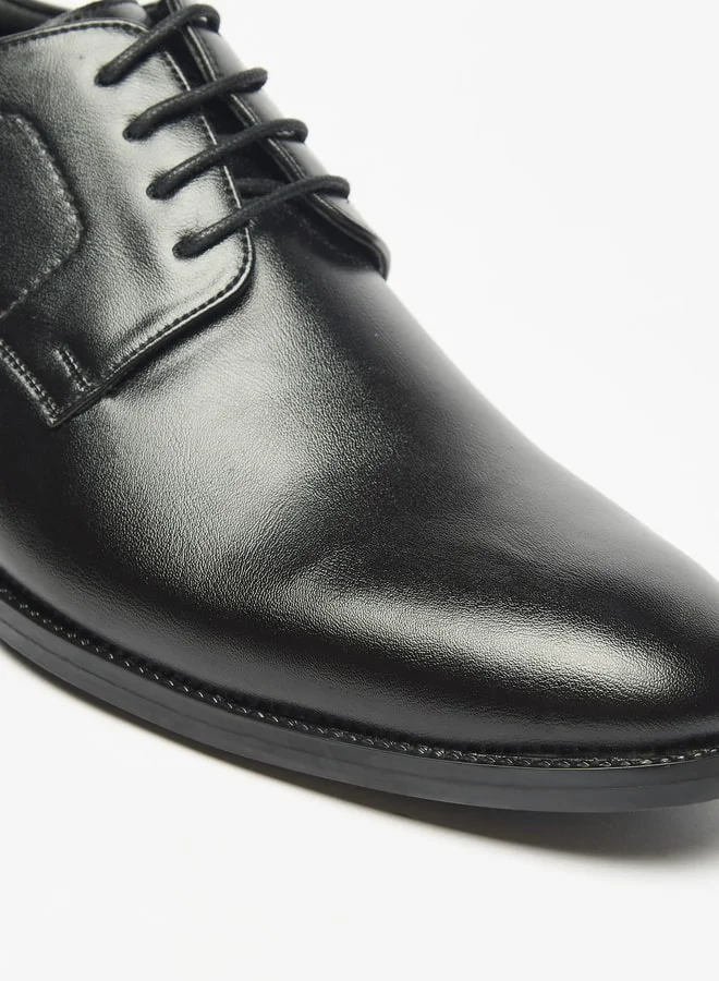 LBL by Shoexpress Men's Solid Lace-Up Derby Shoes