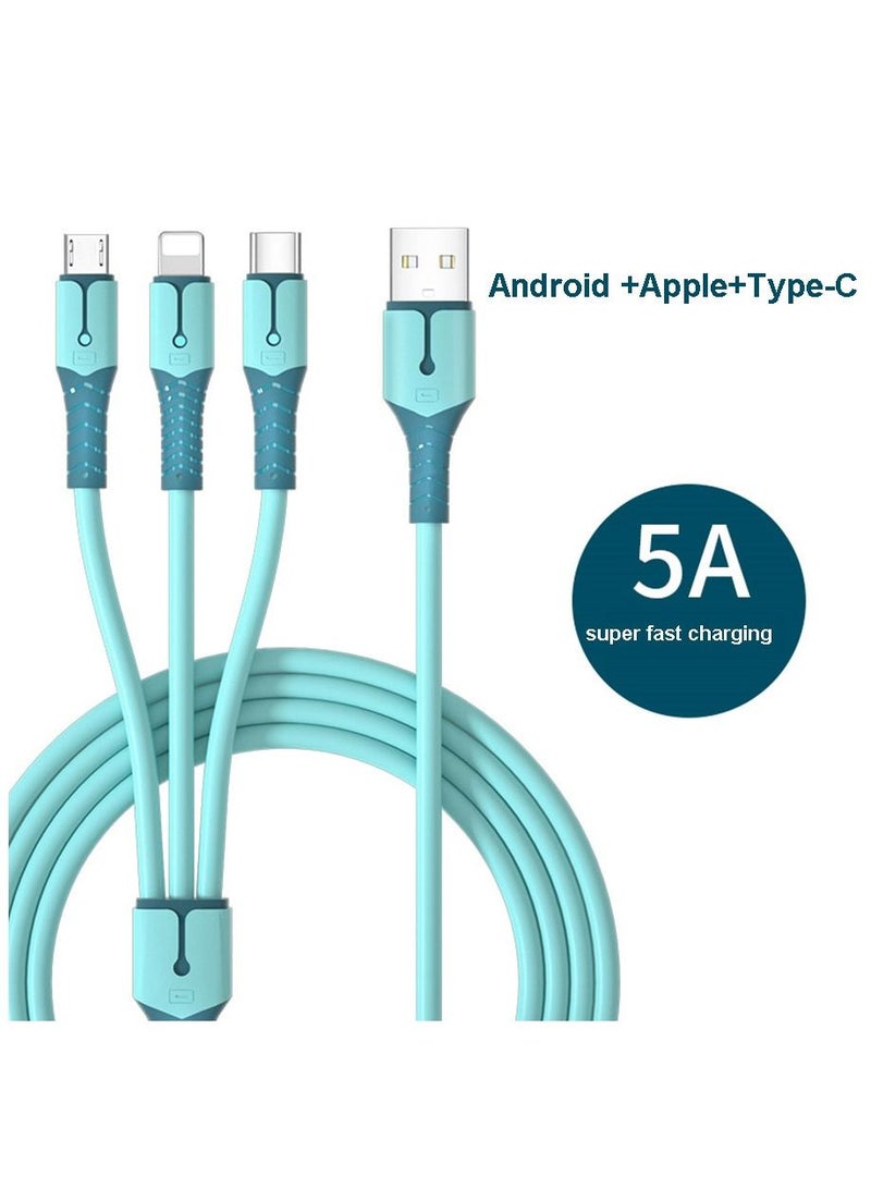 NIBEMINENT 2M PowerLine Android Apple type-c USB Data Sync Charging Cable cellphone data line  - Image 1