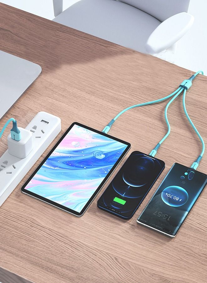 NIBEMINENT 2M PowerLine Android Apple type-c USB Data Sync Charging Cable cellphone data line  - Image 2