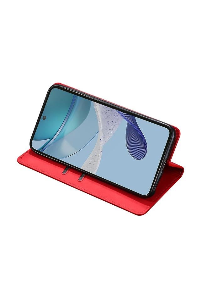 S-TOP Case For Realme 11 5G Skin Feel Magnetic Leather Phone Case - Image 4