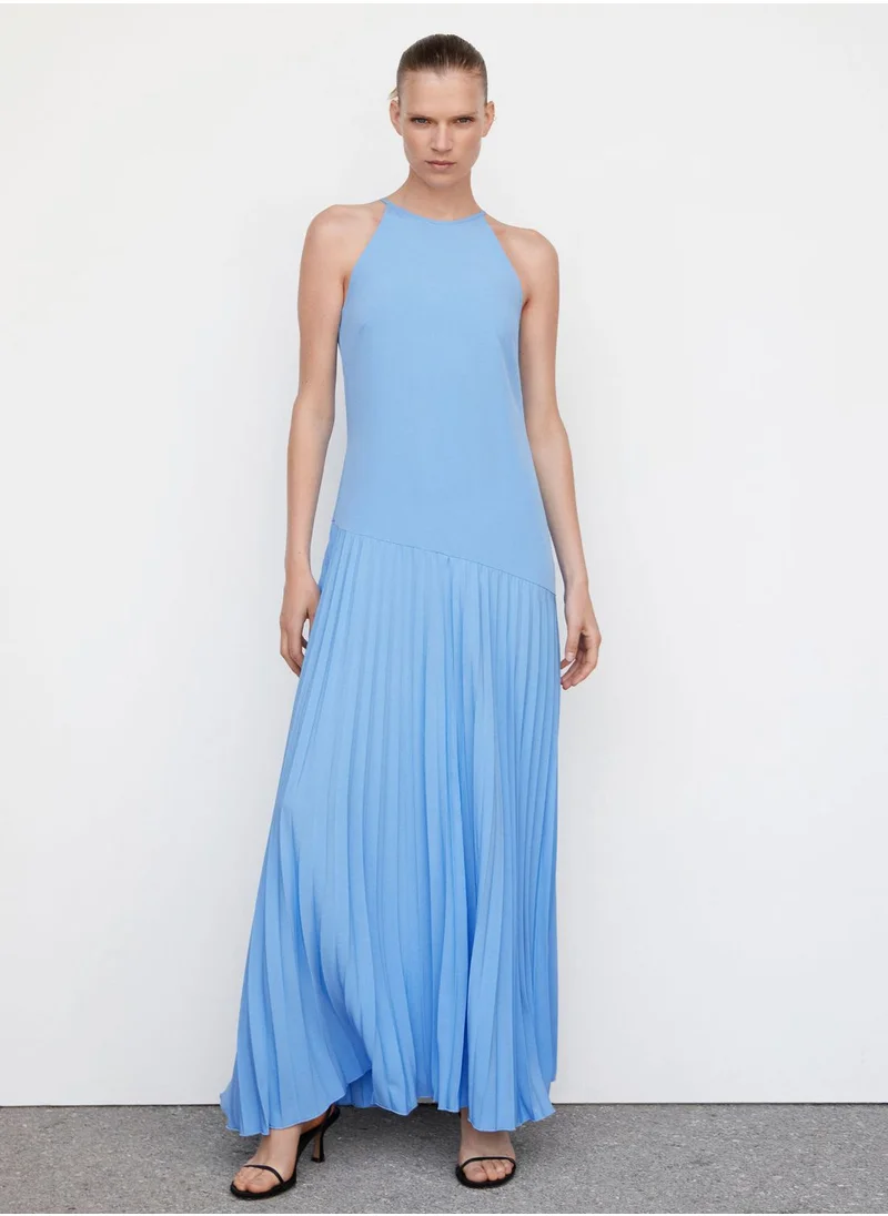 MANGO Halter Neck Dress