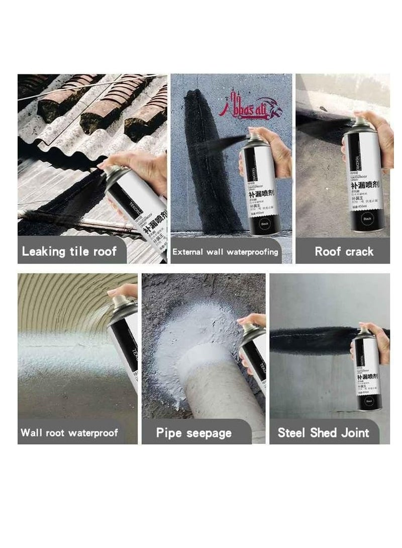 ABBASALI Waterproof And Leak Trapping Spray 450ml With 5pcs Face Mask, Gloves & 3" Scrapper - Image 2