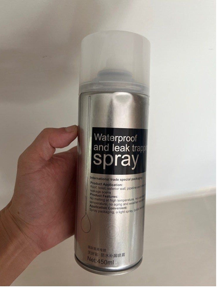 ABBASALI Waterproof And Leak Trapping Spray 450ml With 5pcs Face Mask, Gloves & 3" Scrapper - Image 5