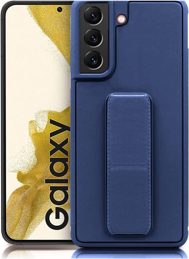 Generic Samsung Galaxy S25 Plus Case with Kickstand & Magnetic Car Holder Vertical Horizontal Premium Silicone Hand Strap & Multi Holder Grip for Phone  - Image 1