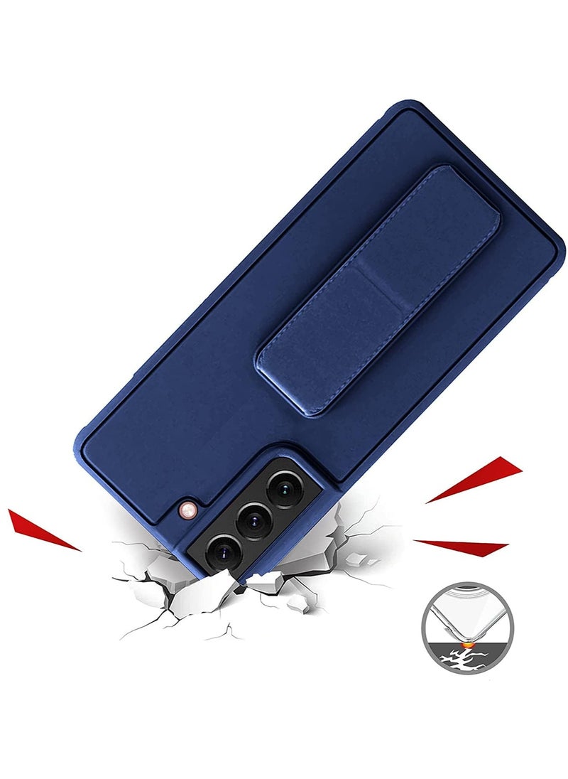 Generic Samsung Galaxy S25 Plus Case with Kickstand & Magnetic Car Holder Vertical Horizontal Premium Silicone Hand Strap & Multi Holder Grip for Phone  - Image 3