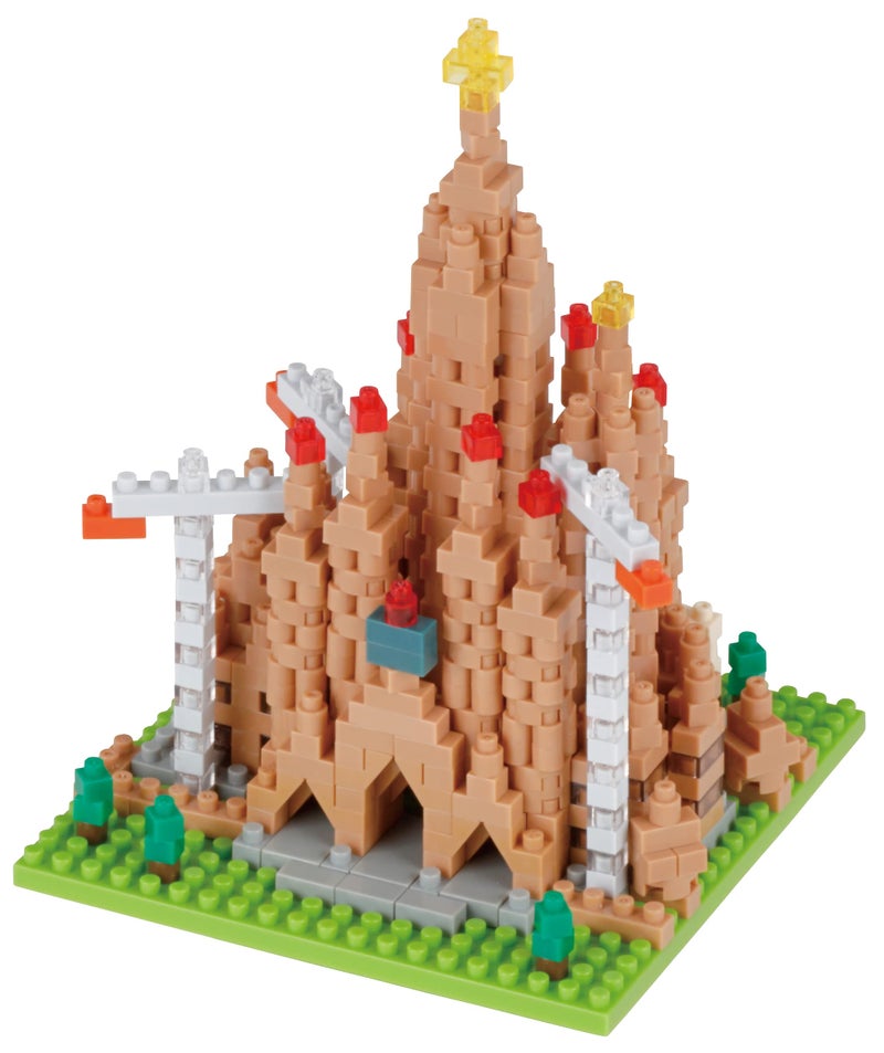 Nanoblock مجموعة بناء نانو بلوك المباني الشهيرة عالمياً - ساغرادا فاميليا - سلسلة المعالم السياحية - Image 3