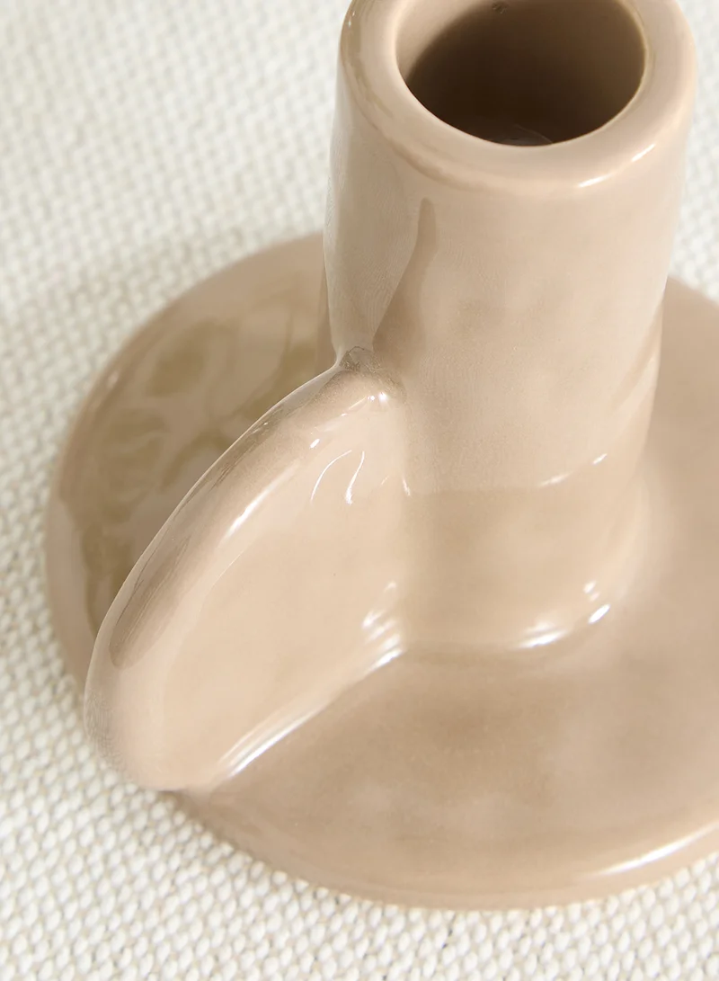اتش اند ام Stoneware Candlestick