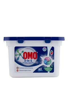 Omo 3 In 1 Laundry Capsules, Eucalyptus, 225g 