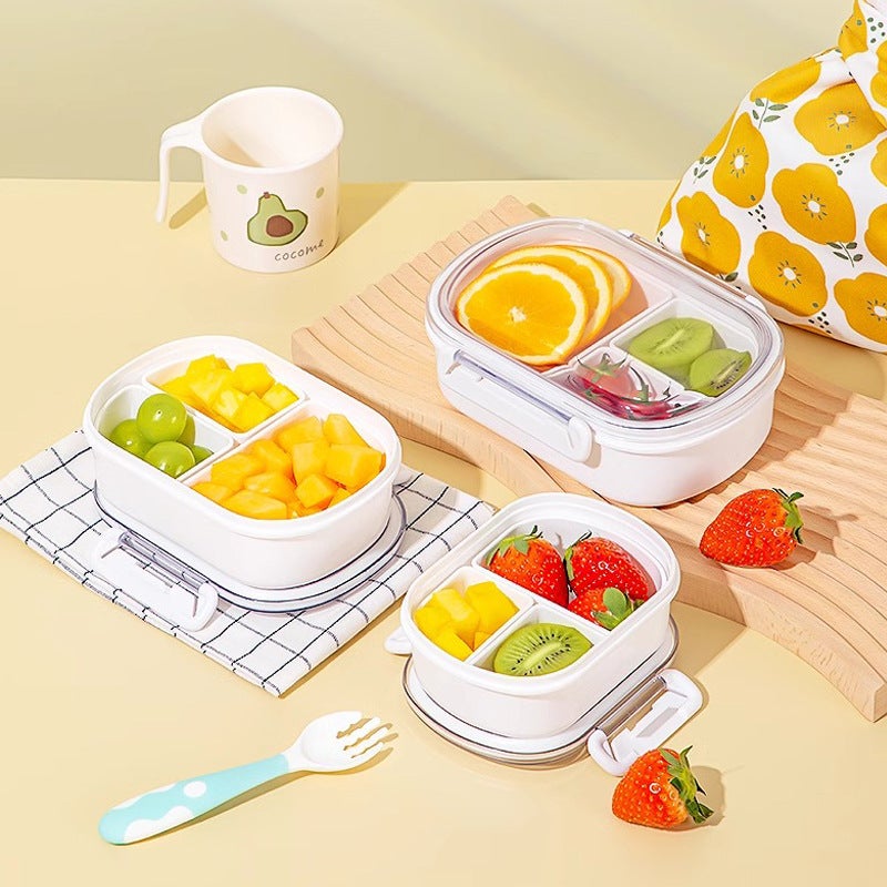 Children's Fruit Box Primary School Students' Special Lunch Box Portable Lunch Box Food Grade Fresh-keeping Box(Medium 580ml) - Image 2